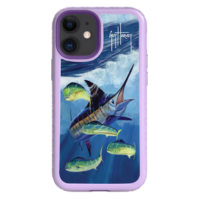 Guy Harvey Fortitude Series for Apple iPhone 12 Mini - Four Play - Custom Case - LilacBlossom - cellhelmet