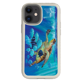 Guy Harvey Fortitude Series for Apple iPhone 12 Mini - Hawksbill Caravan - Custom Case - Gray - cellhelmet