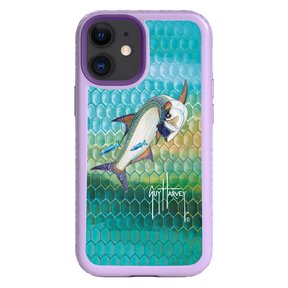 Guy Harvey Fortitude Series for Apple iPhone 12 Mini - Tarpon Skin - Custom Case - LilacBlossom - cellhelmet