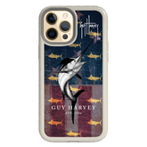 Guy Harvey Fortitude Series for Apple iPhone 12 Pro Max - American Marlin - Custom Case - Gray - cellhelmet