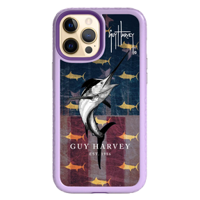 Guy Harvey Fortitude Series for Apple iPhone 12 Pro Max - American Marlin - Custom Case - LilacBlossom - cellhelmet