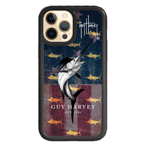 Guy Harvey Fortitude Series for Apple iPhone 12 Pro Max - American Marlin - Custom Case - OnyxBlack - cellhelmet