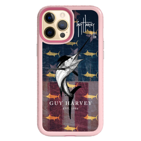 Guy Harvey Fortitude Series for Apple iPhone 12 Pro Max - American Marlin - Custom Case - PinkMagnolia - cellhelmet