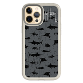 Guy Harvey Fortitude Series for Apple iPhone 12 Pro Max - Black Scribbler - Custom Case - Gray - cellhelmet