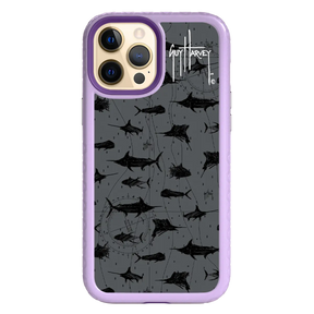 Guy Harvey Fortitude Series for Apple iPhone 12 Pro Max - Black Scribbler - Custom Case - LilacBlossom - cellhelmet
