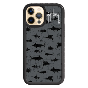 Guy Harvey Fortitude Series for Apple iPhone 12 Pro Max - Black Scribbler - Custom Case - OnyxBlack - cellhelmet