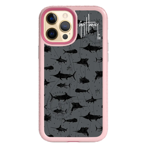 Guy Harvey Fortitude Series for Apple iPhone 12 Pro Max - Black Scribbler - Custom Case - PinkMagnolia - cellhelmet