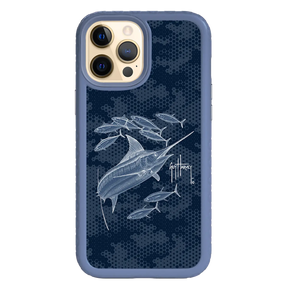 Guy Harvey Fortitude Series for Apple iPhone 12 Pro Max - Blue Camo - Custom Case -  - cellhelmet