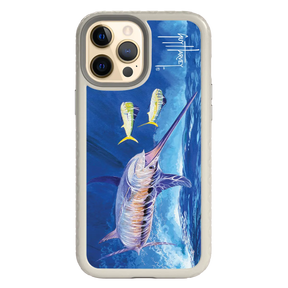 Guy Harvey Fortitude Series for Apple iPhone 12 Pro Max - Bullseye Sword - Custom Case - Gray - cellhelmet