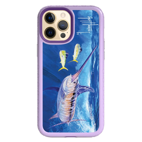 Guy Harvey Fortitude Series for Apple iPhone 12 Pro Max - Bullseye Sword - Custom Case - LilacBlossom - cellhelmet