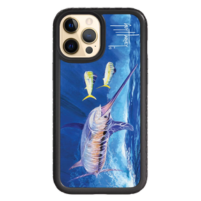 Guy Harvey Fortitude Series for Apple iPhone 12 Pro Max - Bullseye Sword - Custom Case - OnyxBlack - cellhelmet