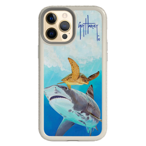 Guy Harvey Fortitude Series for Apple iPhone 12 Pro Max - Eye of the Tiger - Custom Case - Gray - cellhelmet
