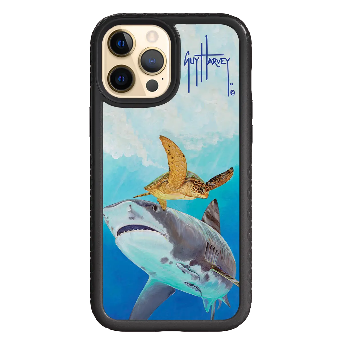 Guy Harvey Fortitude Series for Apple iPhone 12 Pro Max - Eye of the Tiger - Custom Case - OnyxBlack - cellhelmet