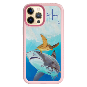 Guy Harvey Fortitude Series for Apple iPhone 12 Pro Max - Eye of the Tiger - Custom Case - PinkMagnolia - cellhelmet