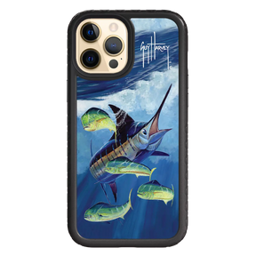Guy Harvey Fortitude Series for Apple iPhone 12 Pro Max - Four Play - Custom Case - OnyxBlack - cellhelmet