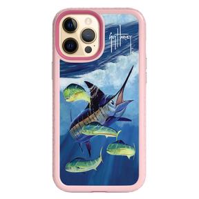 Guy Harvey Fortitude Series for Apple iPhone 12 Pro Max - Four Play - Custom Case - PinkMagnolia - cellhelmet