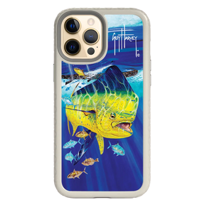 Guy Harvey Fortitude Series for Apple iPhone 12 Pro Max - Golden Prize - Custom Case - Gray - cellhelmet