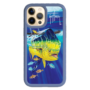 Guy Harvey Fortitude Series for Apple iPhone 12 Pro Max - Golden Prize - Custom Case - SlateBlue - cellhelmet