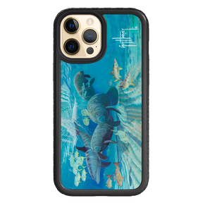 Guy Harvey Fortitude Series for Apple iPhone 12 Pro Max - Manatee Pass - Custom Case - OnyxBlack - cellhelmet