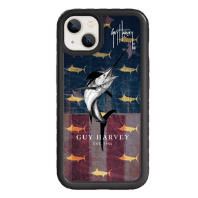 Guy Harvey Fortitude Series for Apple iPhone 13 - American Marlin - Custom Case - OnyxBlack - cellhelmet