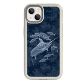 Guy Harvey Fortitude Series for Apple iPhone 13 - Blue Camo - Custom Case - Gray - cellhelmet