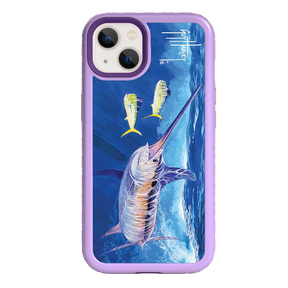 Guy Harvey Fortitude Series for Apple iPhone 13 - Bullseye Sword - Custom Case - LilacBlossom - cellhelmet