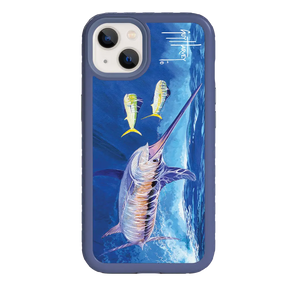 Guy Harvey Fortitude Series for Apple iPhone 13 - Bullseye Sword - Custom Case - SlateBlue - cellhelmet