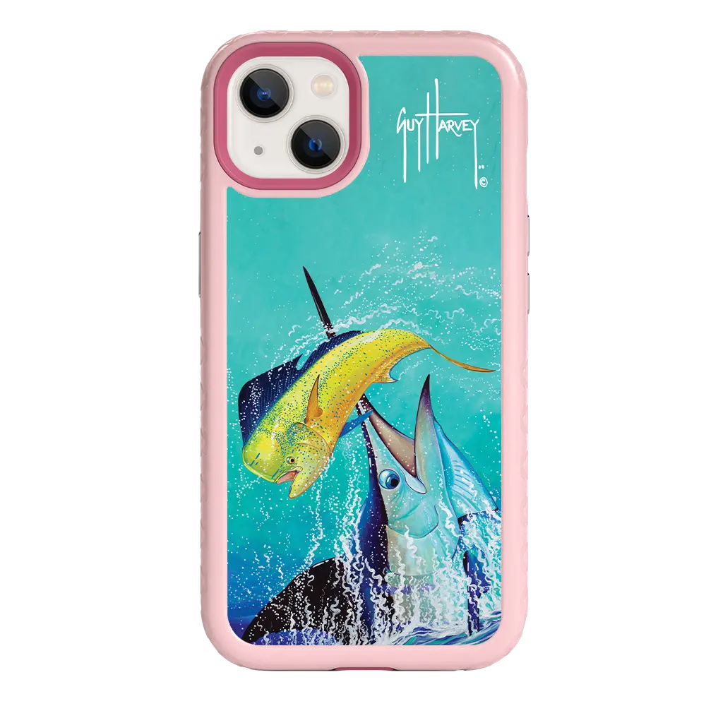 Guy Harvey Fortitude Series for Apple iPhone 13 - El Dorado II - Custom Case - PinkMagnolia - cellhelmet