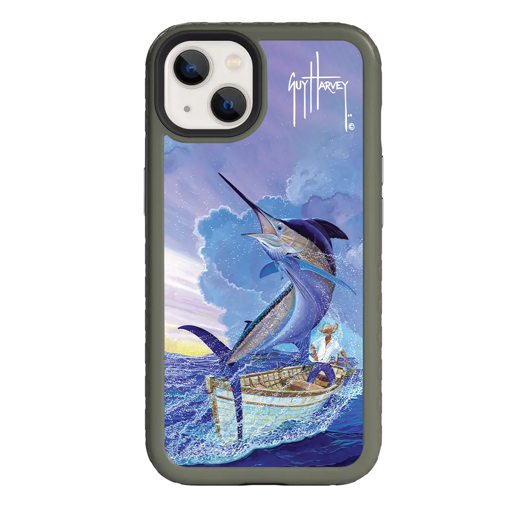 Guy Harvey Fortitude Series for Apple iPhone 13 - El Viejo - Custom Case - OliveDrabGreen - cellhelmet