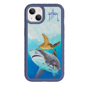 Guy Harvey Fortitude Series for Apple iPhone 13 - Eye of the Tiger - Custom Case - SlateBlue - cellhelmet