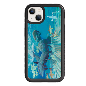 Guy Harvey Fortitude Series for Apple iPhone 13 - Manatee Pass - Custom Case - OnyxBlack - cellhelmet
