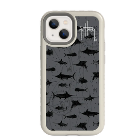 Guy Harvey Fortitude Series for Apple iPhone 13 Mini - Black Scribbler - Custom Case - Gray - cellhelmet