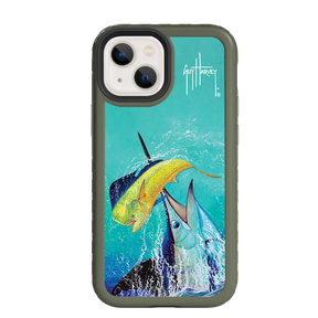 Guy Harvey Fortitude Series for Apple iPhone 13 Mini - El Dorado II - Custom Case - OliveDrabGreen - cellhelmet
