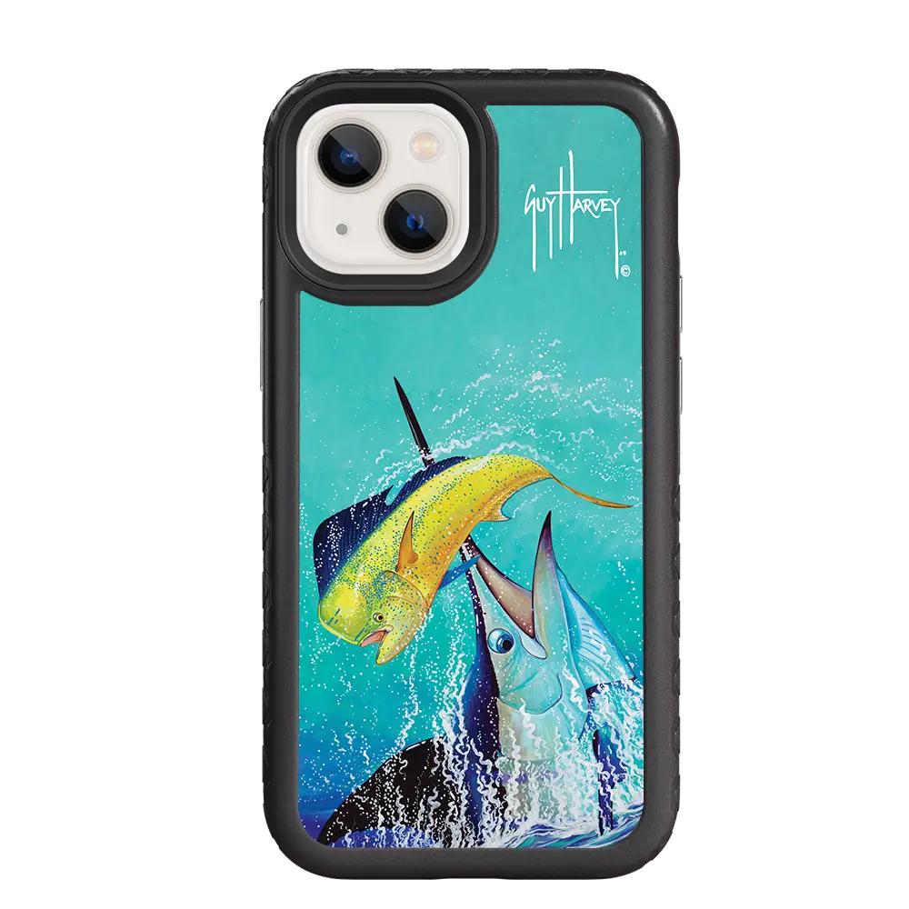 Guy Harvey Fortitude Series for Apple iPhone 13 Mini - El Dorado II - Custom Case - OnyxBlack - cellhelmet