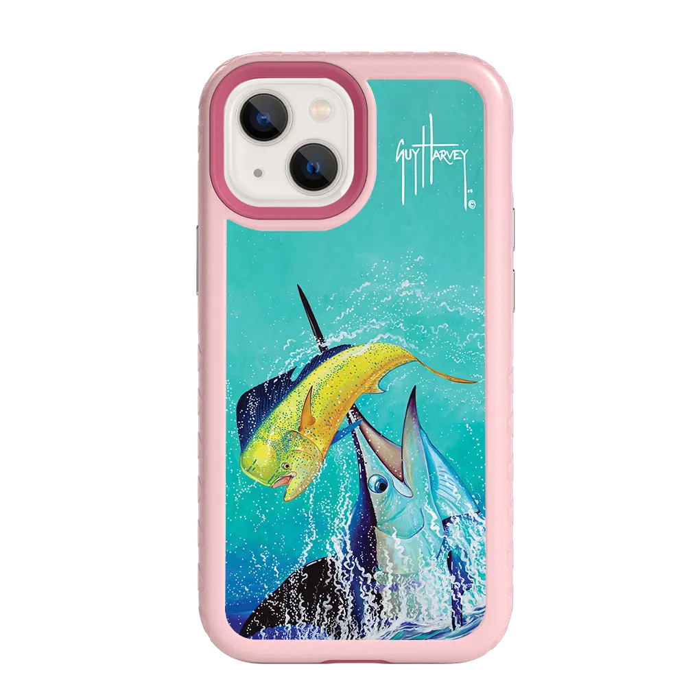 Guy Harvey Fortitude Series for Apple iPhone 13 Mini - El Dorado II - Custom Case - PinkMagnolia - cellhelmet