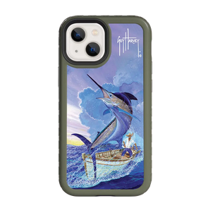 Guy Harvey Fortitude Series for Apple iPhone 13 Mini - El Viejo - Custom Case - OliveDrabGreen - cellhelmet