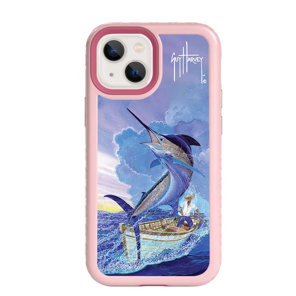 Guy Harvey Fortitude Series for Apple iPhone 13 Mini - El Viejo - Custom Case - PinkMagnolia - cellhelmet
