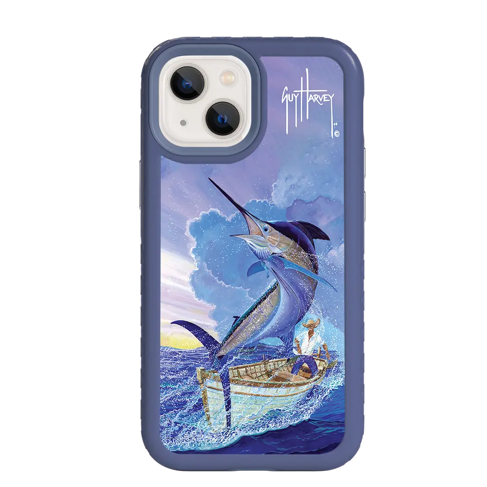 Guy Harvey Fortitude Series for Apple iPhone 13 Mini - El Viejo - Custom Case - SlateBlue - cellhelmet
