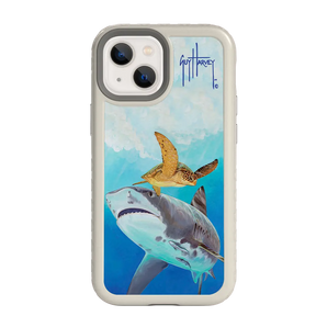 Guy Harvey Fortitude Series for Apple iPhone 13 Mini - Eye of the Tiger - Custom Case - Gray - cellhelmet