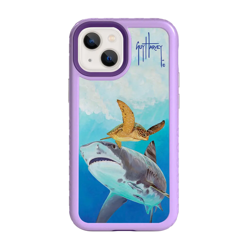 Guy Harvey Fortitude Series for Apple iPhone 13 Mini - Eye of the Tiger - Custom Case - LilacBlossom - cellhelmet