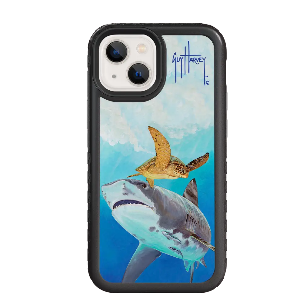 Guy Harvey Fortitude Series for Apple iPhone 13 Mini - Eye of the Tiger - Custom Case - OnyxBlack - cellhelmet