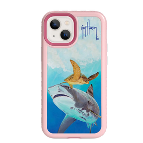 Guy Harvey Fortitude Series for Apple iPhone 13 Mini - Eye of the Tiger - Custom Case - PinkMagnolia - cellhelmet