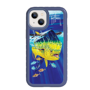 Guy Harvey Fortitude Series for Apple iPhone 13 Mini - Golden Prize - Custom Case - SlateBlue - cellhelmet