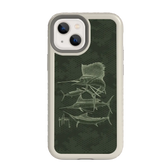 Guy Harvey Fortitude Series for Apple iPhone 13 Mini - Green Camo - Custom Case - Gray - cellhelmet