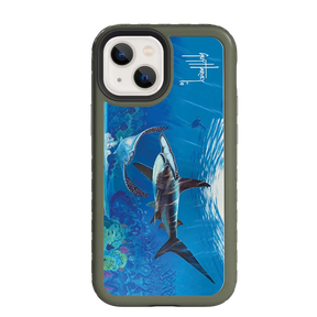 Guy Harvey Fortitude Series for Apple iPhone 13 Mini - Hammer Down - Custom Case - OliveDrabGreen - cellhelmet