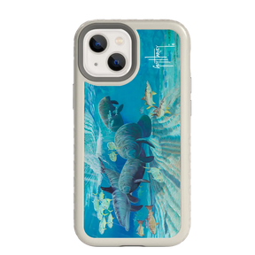 Guy Harvey Fortitude Series for Apple iPhone 13 Mini - Manatee Pass - Custom Case - Gray - cellhelmet