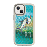 Guy Harvey Fortitude Series for Apple iPhone 13 Mini - Tarpon Skin - Custom Case - Gray - cellhelmet