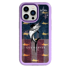Guy Harvey Fortitude Series for Apple iPhone 13 Pro - American Marlin - Custom Case - LilacBlossom - cellhelmet