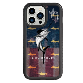 Guy Harvey Fortitude Series for Apple iPhone 13 Pro - American Marlin - Custom Case - OnyxBlack - cellhelmet