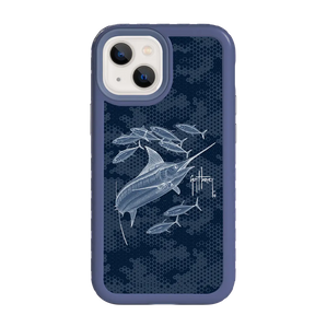 Guy Harvey Fortitude Series for Apple iPhone 13 Pro - Blue Camo - Custom Case - SlateBlue - cellhelmet